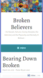 Mobile Screenshot of brokenbelievers.com